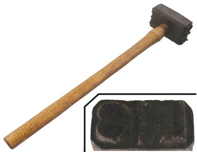 Unmarked: Early Log Marking Hammer