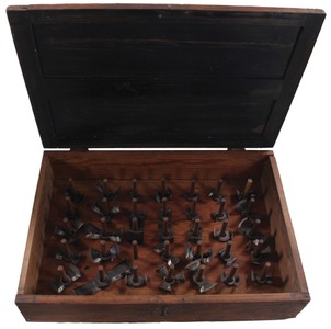 S.J. Shimer & Company, Milton, Pennsylvania: Spectacular Set Of 34 Shaper Cutters