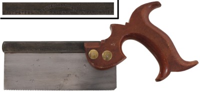 Henry Disston & Sons, Philadelphia, Pennsylvania: Rare 6" Blade Dovetail Saw