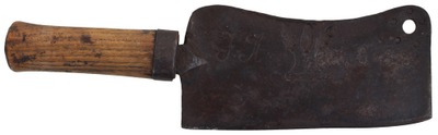 F.A.: Early Decorated Butcher's Cleaver