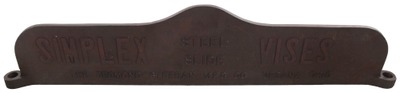 Desmond-Stephan Manufacturing Company, Urbana,  Ohio: Orig. Cast Iron Sign For "Simplex" Vises