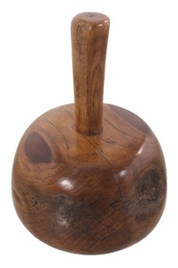 Unmarked: Solid Lignum Vitae Head Carver's Mallet