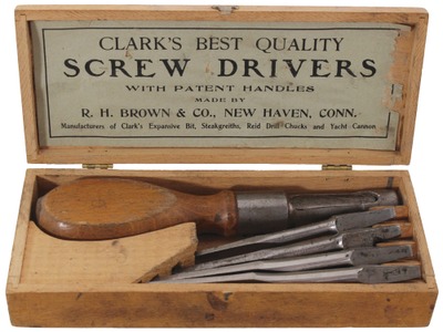 R.H. Brown & Company, Westville, Connecticut: Clark's Best Quality Screwdriver