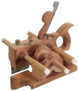 John Poffenbaugh, Galion, Ohio: Diminutive Handled Beech Plow Plane
