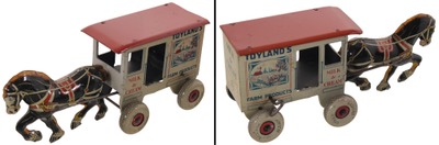 Louis Marx & Company, New York, New York: "Toyland's Farm Products" Wagon