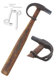 Solomon S. Anderson, South New Berlin, New York: "Wraparound" Claw Hammer