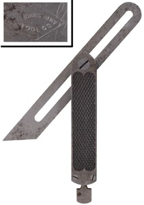 St. Johnsbury Tool Company, St. Johnsbury, Vermont: Rare Cast Iron Body 6" Blade Bevel