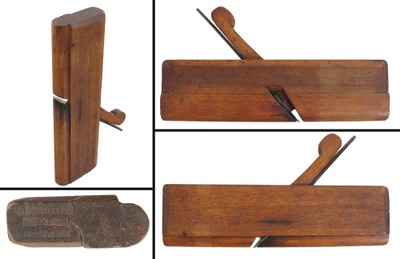 F. Nicholson, Living In Wrentham: Early Yellow Birch Round Molding Plane