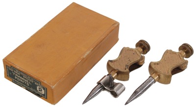 Stanley Rule & Level, No. 2: Bronze Metal Trammels