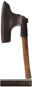 J.B. Stohler, Schaefferstown, Pennsylvania: Early Hand Forged "Goosewing" Axe
