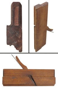Jo. Wilbur, Newport, Rhode Island: Early Yellow Birch Molding Plane