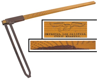 R.B. Haselton, Contoocook, New Hampshire: Massive Log Caliper