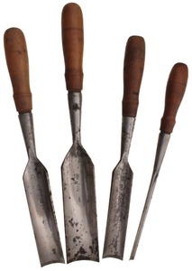 Buck Brothers, Millbury, Massachusetts: Four Extra Clean In-Cannel Gouges