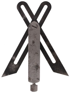 St. Johnsbury Tool Company, St. Johnsbury, Vermont: Rare Six-Inch Dual Blade Steel Bevel