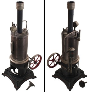 D.C. Doll Company, Nuremberg, Germany: Superb Early 20th C. Steam Engine