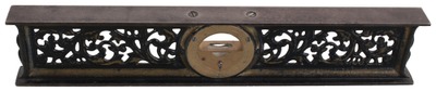 L.L. Davis, Springfield, Massachusetts, No. 2: 12-Inch Cast Iron Inclinometer Level
