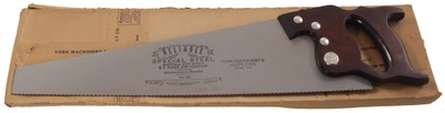 York Machinery & Supply Company, York, Pennsylvania, No. 58: Unused 20" "Special Steel" Panel Saw