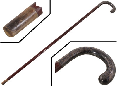 Unmarked: Showy 19th C. G'man's Cane