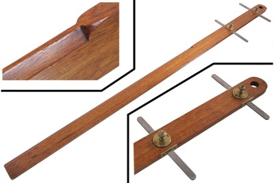 Unmarked: Fancy Brass And Mahogany Rule