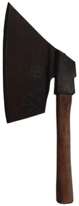 Unmarked: Early Decorated "Goosewing" Axe