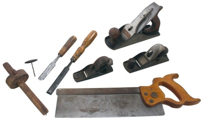 Assorted Makers: Lot Of Clean & Usabl Woodworking Tools