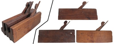 Assorted Makers: Three 18th Century Molding Planes