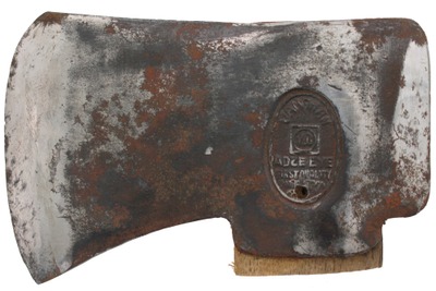 Vaughn & Bushnell, Chicago, Illinois: "Adze" Eye Embossed Felling Axe Head