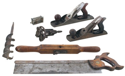 Assorted Makers: Lot Of Clean & Usabl Woodworking Tools