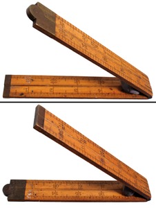 STANLEY (Unmarked), No. 61FF: Two-Foot, Four-Fold Folding Rule