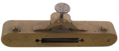Unmarked: Early Cast Brass Square Level