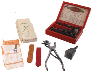 Assorted Makers: Lot Of Clean Leather Shop Tools