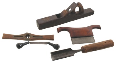 Assorted Makers: Five Early Type Woodworking Tools