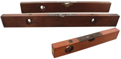 Stratton Brothers, Greenfield, Massachusetts: Three Clean Mahogany Spirit Level