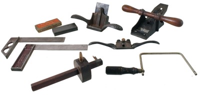 Assorted Makers: Lot Of Asst. Early Woodworking Tools