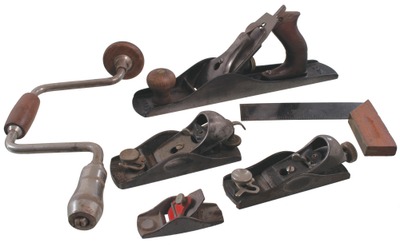 Assorted Makers: Lot Of Clean & Usabl Woodworking Tools