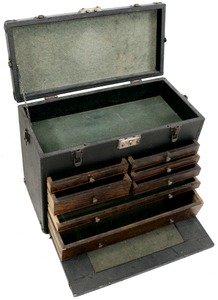 H. Gerstner & Sons, Dayton, Ohio: Oak Multi Drawer Tool Chest