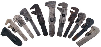Assorted Makers: Ten "Bicycle" Type Wrenches