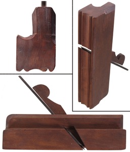 Unmarked: Unused 18th C. Cherry Ovolo Molding Plane