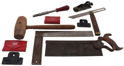Assorted Makers: Lot Of Clean & Usabl Woodworking Tools