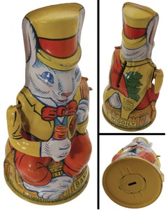 J. Chein & Company, New York, New York: Extra Clean "Uncle Wiggly" Still Bank