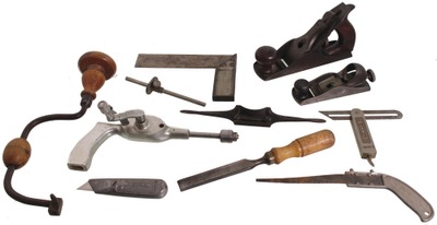 Assorted Makers: Lot Of Asst. Early Woodworking Tools