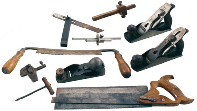 Assorted Makers: Lot Of Clean & Usabl Woodworking Tools