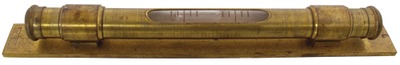 E.D.A. Ducourret, Cambes, France: Lacquered Brass Prec. Machinists Level