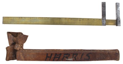 Unmarked: Early Comparative Scale Caliper Rule