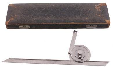 L.S. Starrett, Athol, Massachusetts: Patent Machinist's Protractor