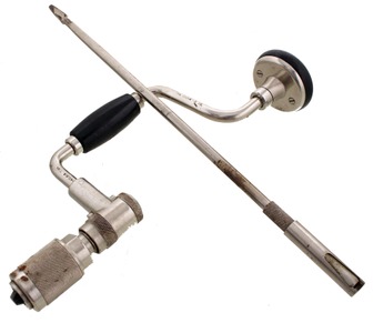 Stanley Rule & Level, No. 2101A-8: Extra Clean "Bell System" Bit Brace