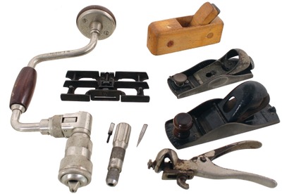Assorted Makers: Lot Of Clean & Usabl Woodworking Tools