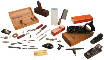 Assorted Makers: Lot Of Clean & Usabl Woodworking Tools