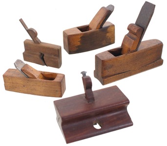 Assorted Makers: Five Small Size Woodworking Planes