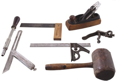 Assorted Makers: Lot Of Clean & Usabl Woodworking Tools